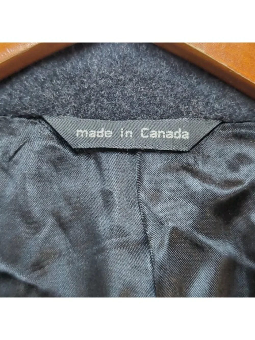 Vintage S. Cohen Wool Cashmere Overcoat Mens 42 Charcoal Gray Single Breasted